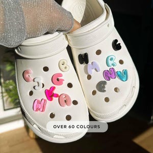 en résine couleurs personnalisées | Charm prénom personnalisé pour chaussures