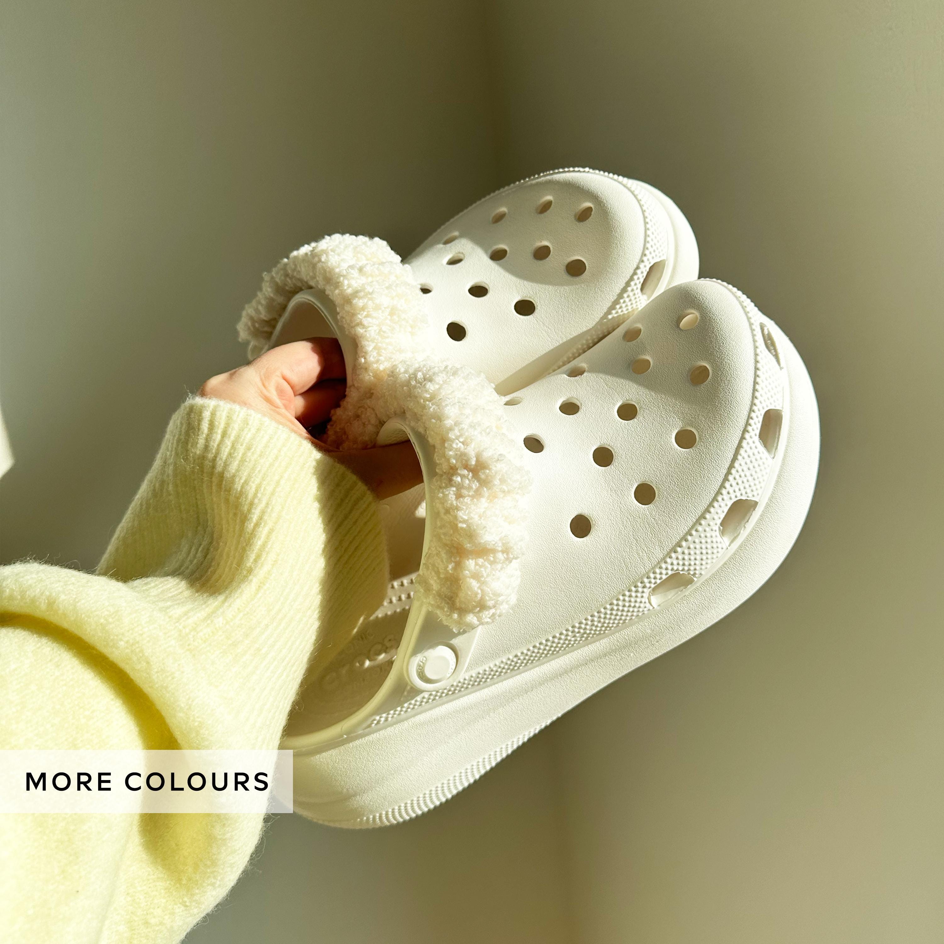 Pair of Strap Covers in Teddy Fabric | Fur Insoles for Shoe