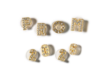 Prom 2026 Letters Shoe Charms in Gold