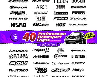 Motorsport Logo Bundle: 40 Performance Designs (SVG, EPS, PNG) - Volume 2