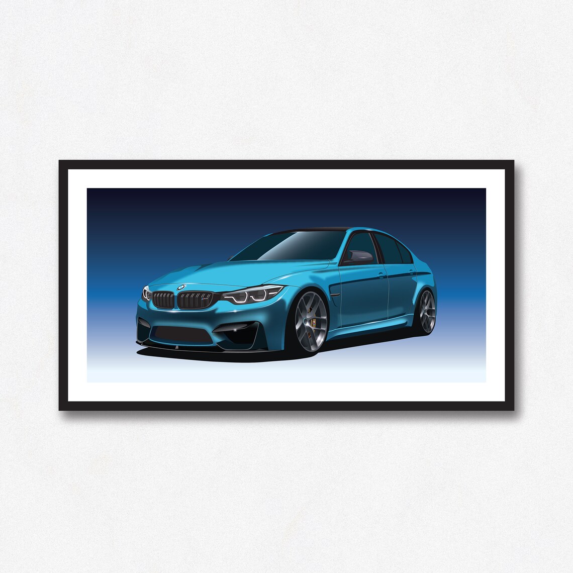 Personalized Custom Digital Car Illustration, Digital Car Potrait, Car ...