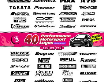 Motorsport Logo Bundle: 40 Automotive Designs (SVG, EPS, PNG) - Volume 3