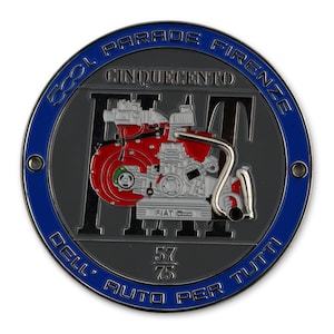Fiat 500 Club - Grille Badge
