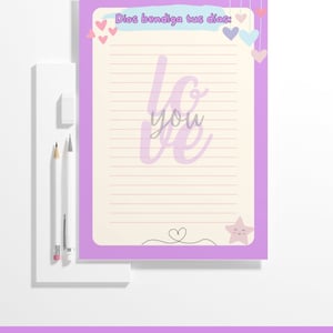 Love letter/Happy Valentines day/ Valentines day/ Love letter template/Valentines day letter