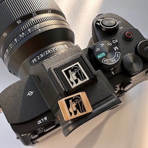 Abstract Design Hot Shoe Cover, Camera Accessories, Personalized Hot Shoe Protector, Custom Camera Hot Shoe Cap, Gift for Photographer