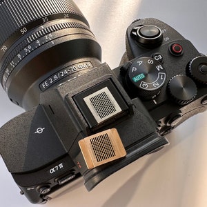 Hot Shoe Cover And Shutter Button, Pattern Camera Protective Gear Set, Threaded Shutter Button, Gift for Camera Owner