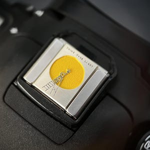 Shine Your Light DSLR-kamera blixtskoskydd, kameraavtryckare, unik kameragåva, Fuji, Nikon, Sony, Canon kameratillbehör bild 10