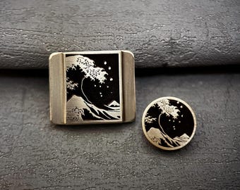 The Great Wave Hot Shoe Cover And Shutter Button, Gift for Camera Lover, Gift for Camera Owner, Photographer Gift, Fuji, Sony, Nikon, Leica