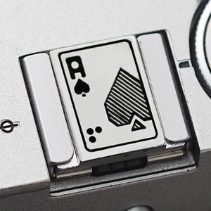 Ace of Spades Kamera Blitzschuh-Abdeckung, einzigartiges Kamera Geschenk, Geschenk für Kamera Besitzer, geeignet für die meisten Kameramodelle