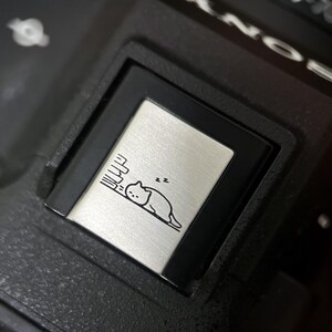 Funda para zapata para cámara DSLR con forma de gato, regalo para amantes de los gatos, regalo para dueños de cámaras