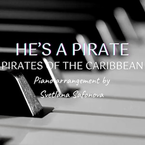 He's a Pirate Pirates of the Caribbean easy intermediate piano sheet music