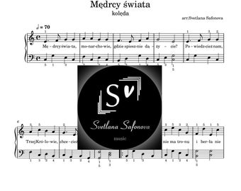 Mędrcy świata – Chant de Noël polonais piano facile