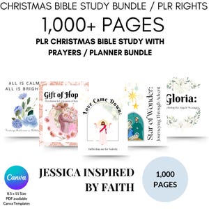 Op de afbeelding: Een digitale productbundel voor een kerstbijbelstudie met meer dan 1.000 pagina's. De bundel bevat vier verschillende studies: "Gift of Hope", "Love Came Down", "Star of Wonder" en "Gloria".