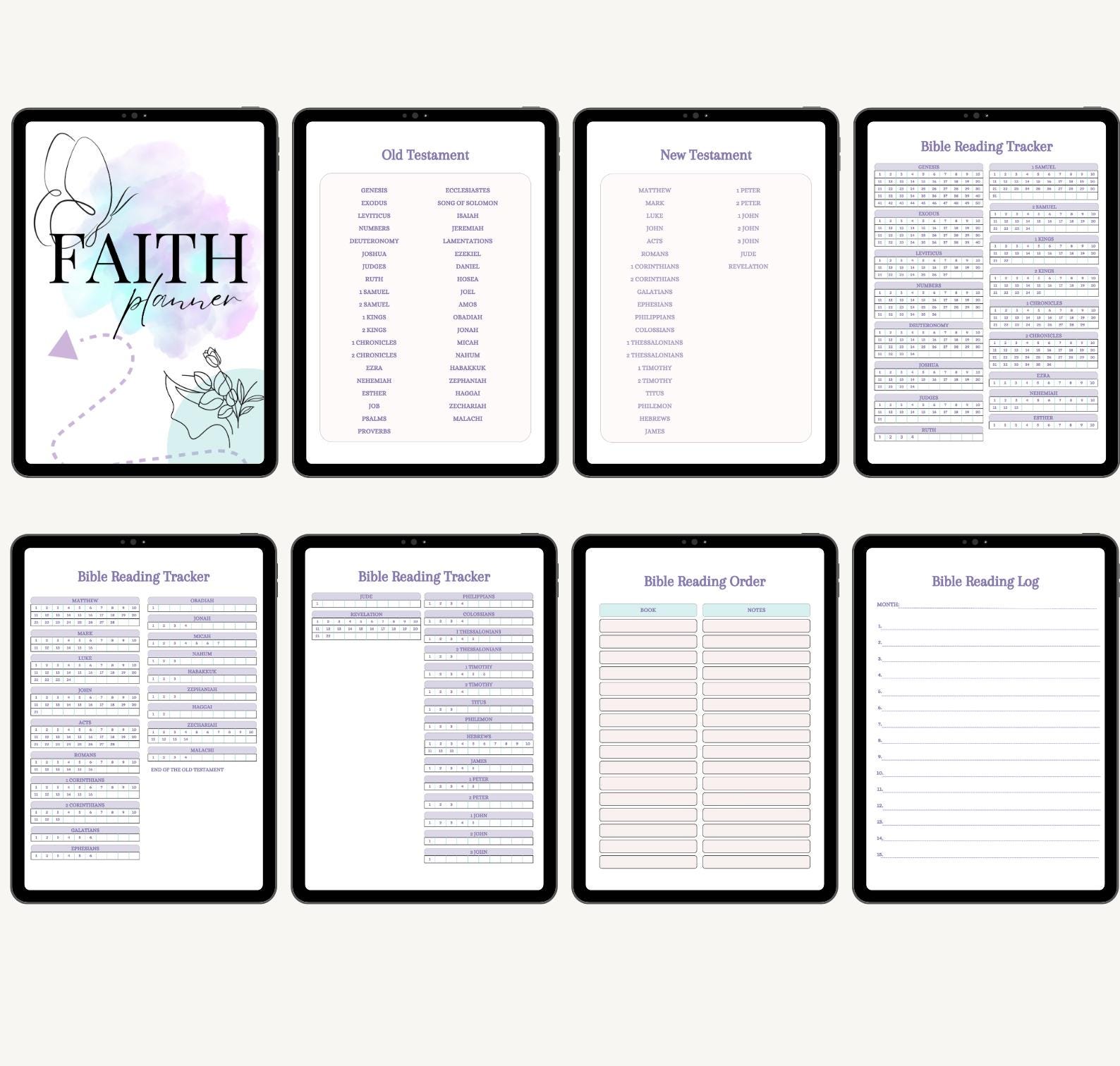FAITH Journal, Digital Planner / Devotional Journal / Printable ...