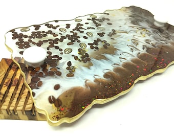 Resin tray -Coffee bean