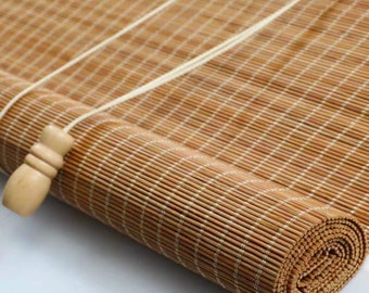 Breathable, Mildew-Resistant Bamboo Curtain Eastern Aesthetic Japanese and Chinese Style