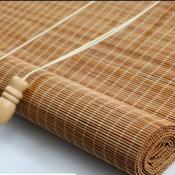 Breathable, Mildew-Resistant Bamboo Curtain Eastern Aesthetic Japanese and Chinese Style