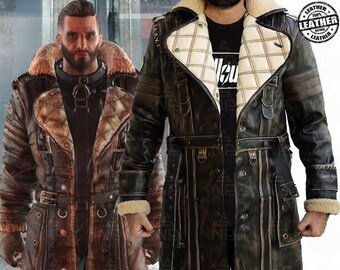 Davoucci shearling coat store