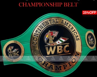Réplica del cinturón del Campeonato Continental de las Américas del WBC