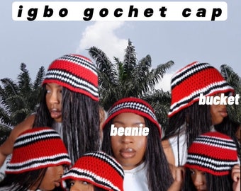 Igbo Gochet Ruffle Hat