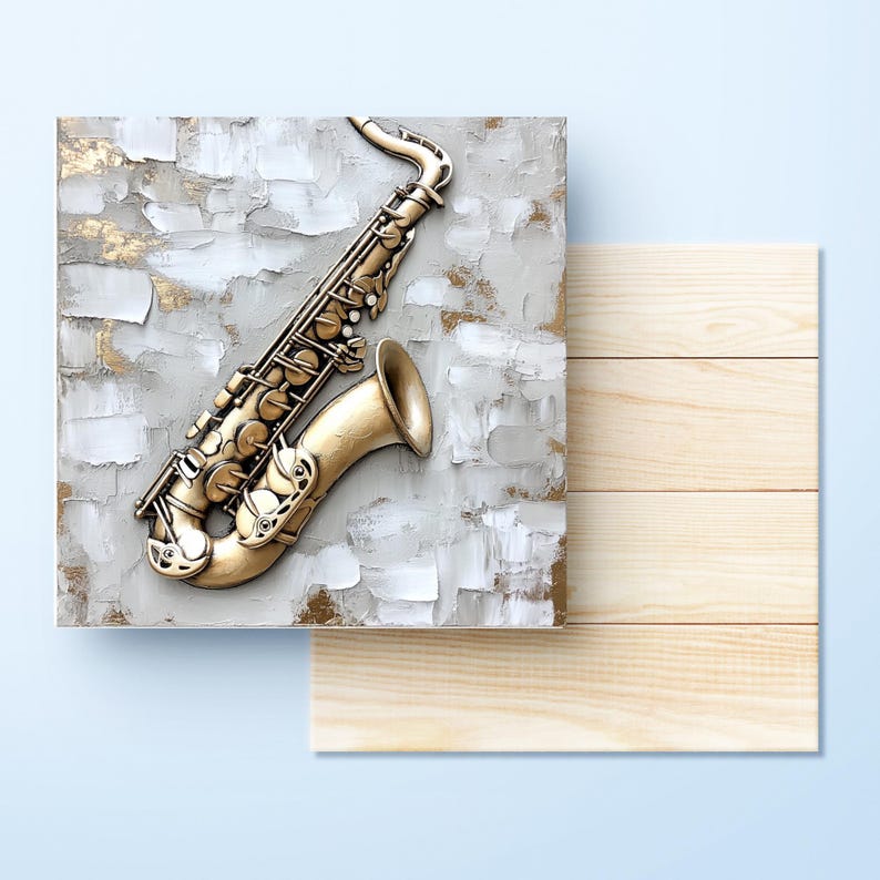 Saxophone Wall Decor Musical Wall Art Gift for Musician Instrument