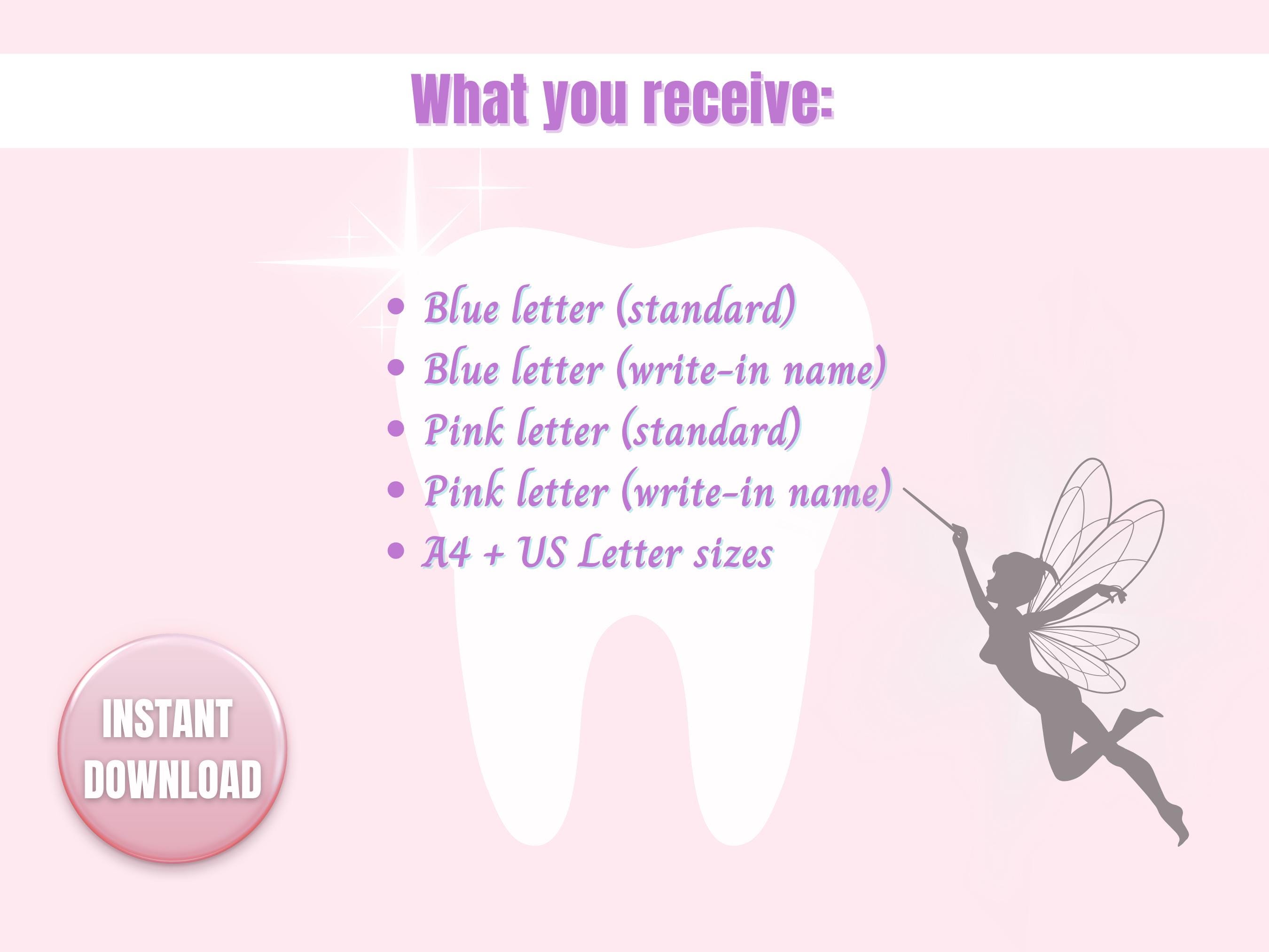 Tooth Fairy Letter for Lost Tooth | Printable Missing Tooth Apology ...