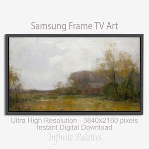 Samsung FRAME TV ART, Landscape Digital Art, Grey Day by Granville-Smith, Download Art for Frame tv, Digital frame tv art, Frame tv art