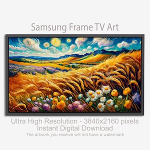 Samsung Frame TV Art | Vincent Van Gogh Style Samsung Frame TV Art