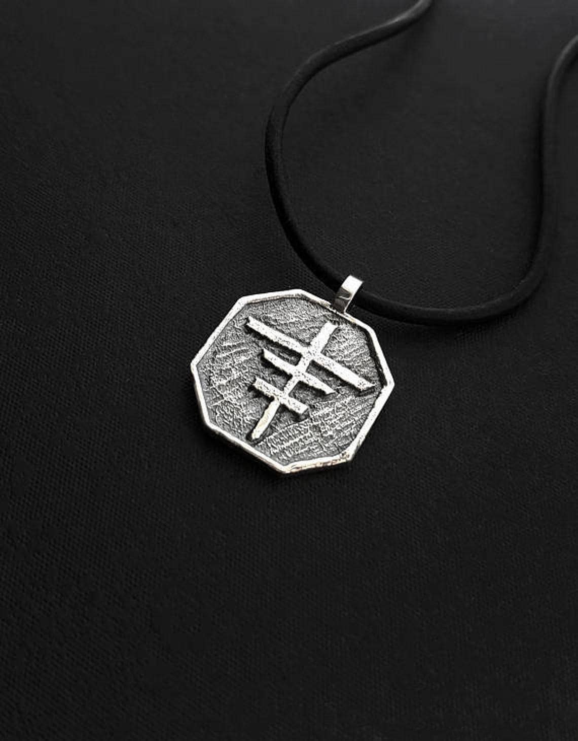 Dark Souls Rosaria's Emblem Pendant: Handmade Sterling Silver Gamer Gift