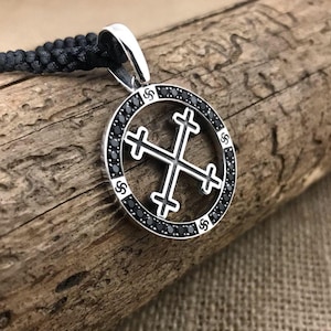 Handcrafted Sterling Silver Slavic Mara Amulet Pendant