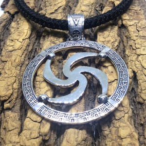 Handcrafted Sterling Silver Slavic Amulet: Symbol of the Genus Talisman