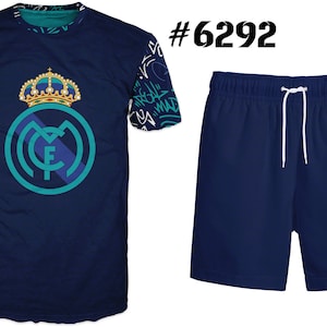 Men&#39;s Real Madrid FC T-Shirt+Shorts Kit