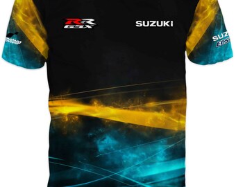 Men's Suzuki MotoGP Racing Design T-Shirt All Sizes Available XS-3XL