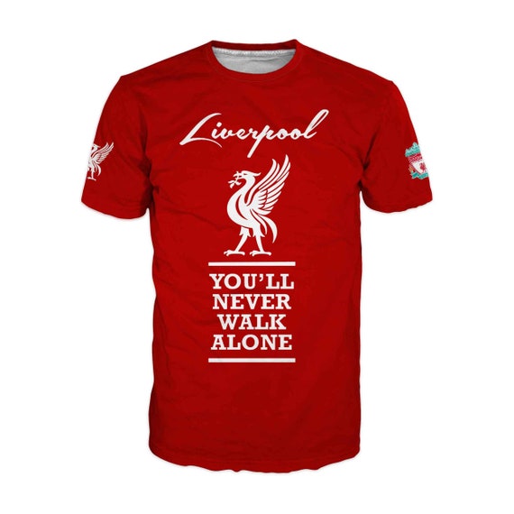 Men's Red Liverpool FC Fans T-shirt All Sizes Available XS