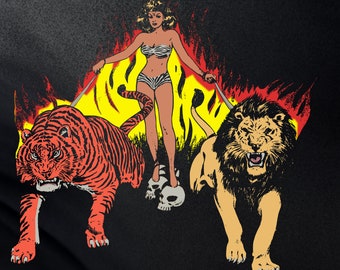 Jungle Queen Vintage Rockabilly Shirt Kustom Kulture Retro Comic Book Golden Age 1950s Psychobilly