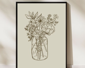Flower Art. Digital Print 1.