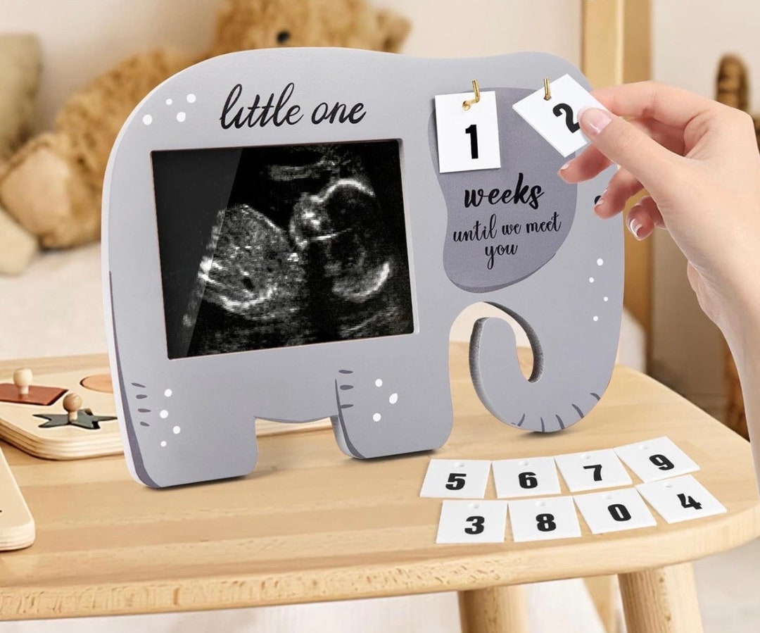 Aazon.co: Sereliy Ultrasound Picture Fraes With Baby Countdown Weeks