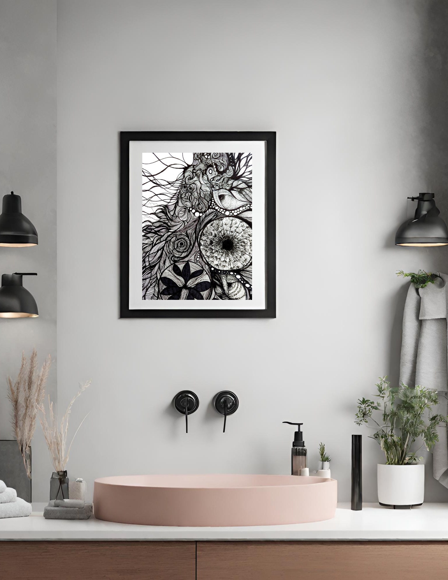 LIFE PERSISTS      Printable Wall Art Abstract Wall Art Prints Dorm Room Downloadable Art Prints