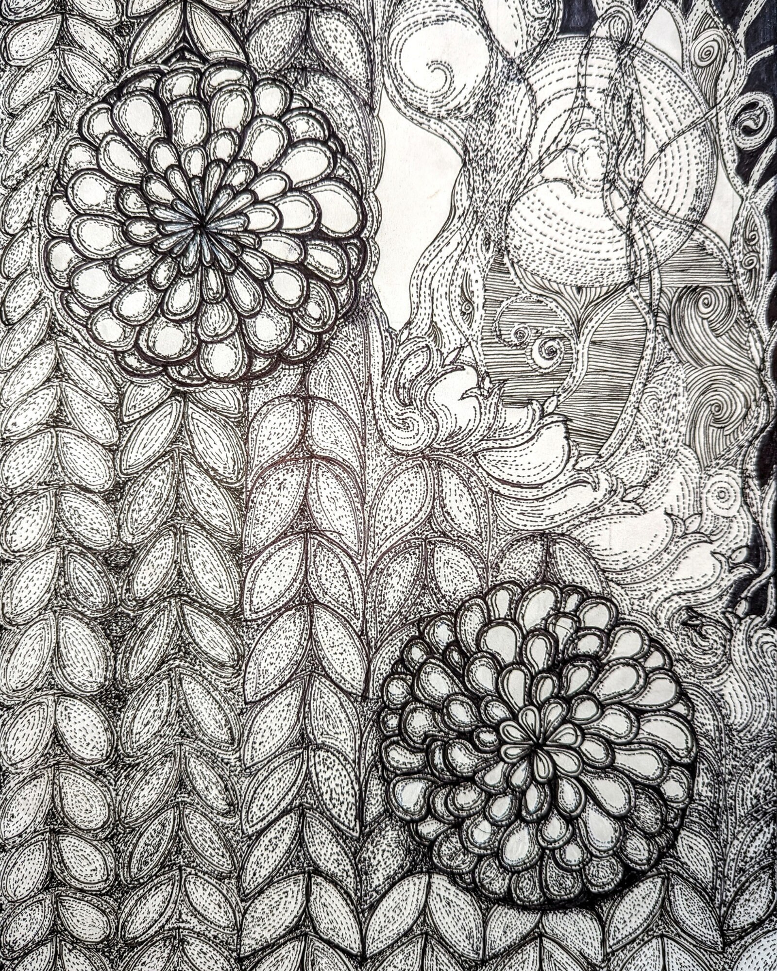 COLOR YOUR WORLD Downloadable Zentangle Coloring Pages Original Printable Art Coloring Book Relaxing Coloring for Adults Stress Relief
