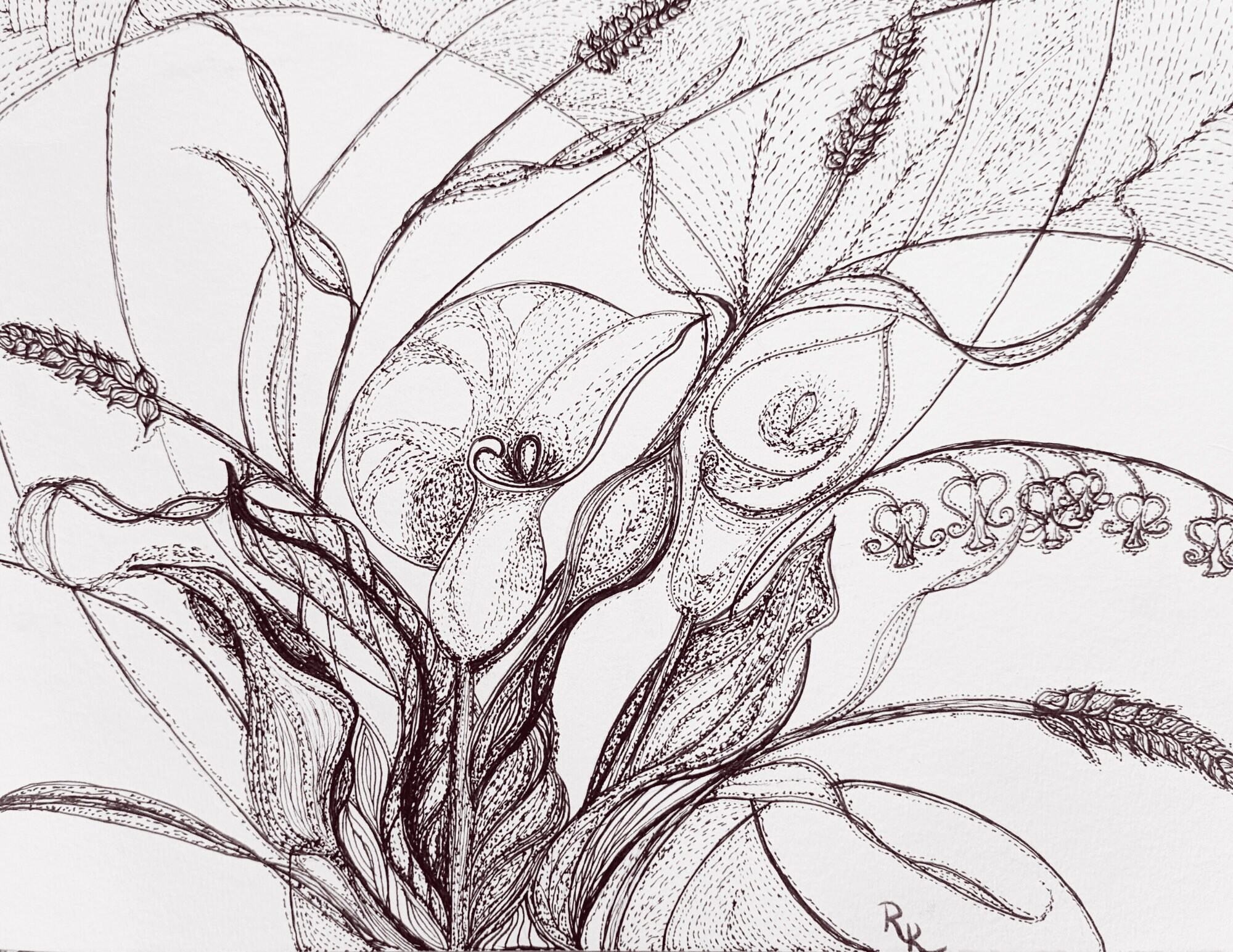 NATURE'S ESCAPE Adult Coloring Pages Downloadable Coloring Pages Printable Art Coloring Book Relaxing Coloring for Adults Stress Relief - Thumbnail 4
