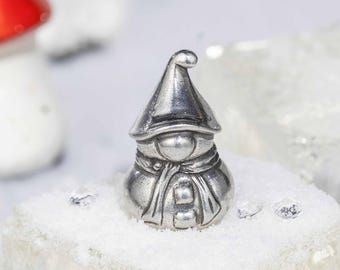 Pewter Gnome Figurine, Snö - Handmade in Vermont