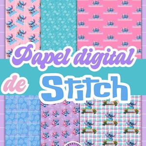 Papel digital de Stitch, Stitch digital paper