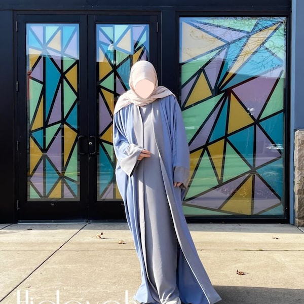 Elegant Abaya Muslim Clothes Kimano Khimar Islamic Suit Jilbab Long Dress Quality Modest Elegant Hijab Cardigan Dubai Abaya