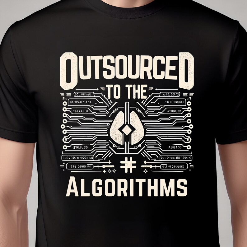 Outsourced to the Algorithms AI Layoffs Tshirt Collection, Adults