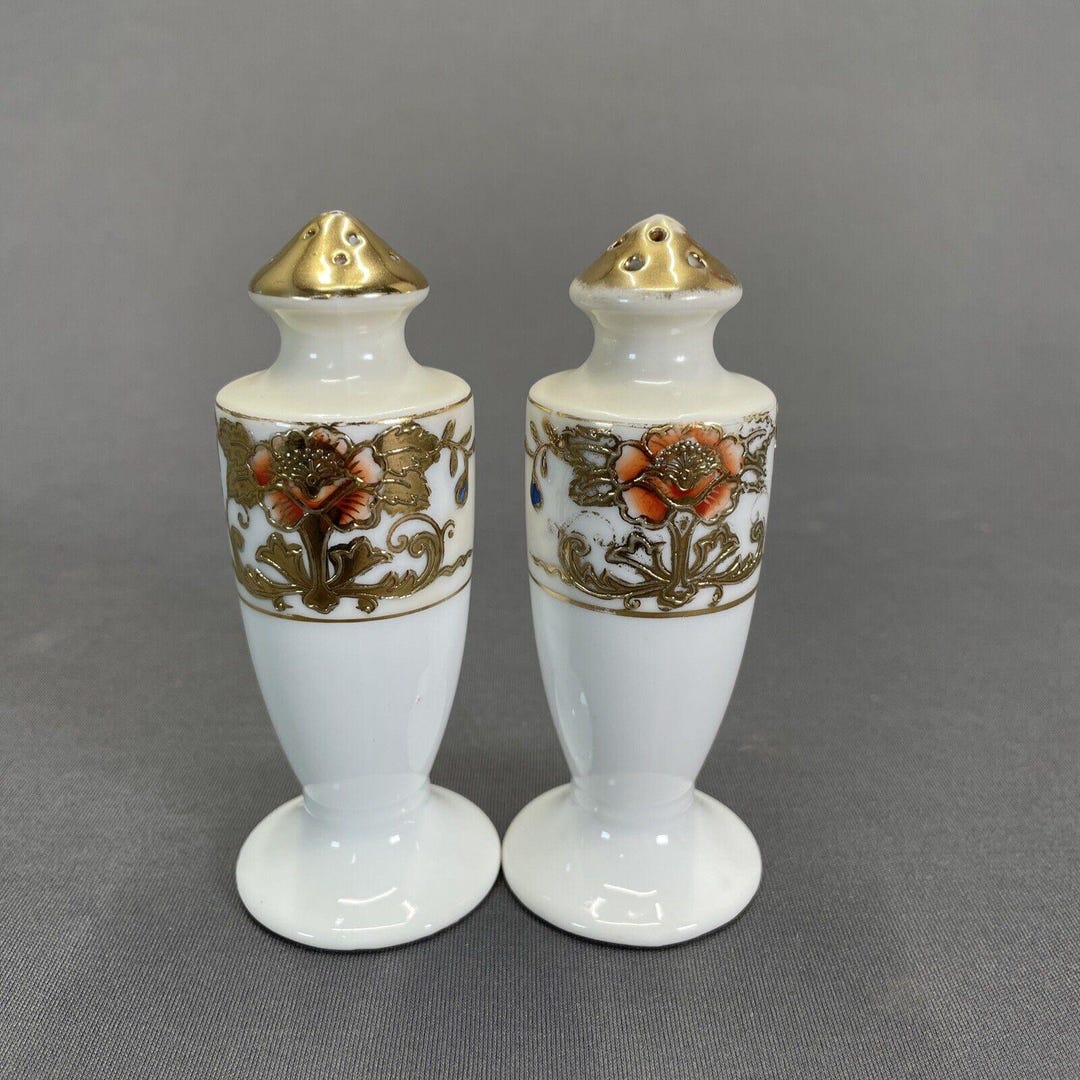 Noritake Salt And Pepper Shakers