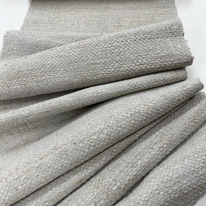 French handwoven, hand-spun full roll of honeycomb weave linen