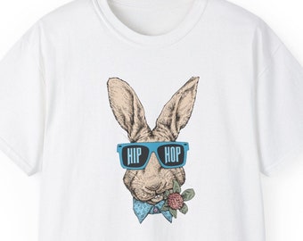 Easter Bunny Hip Hop Shirt women's t shirt Unisex Ultra Cotton Tee