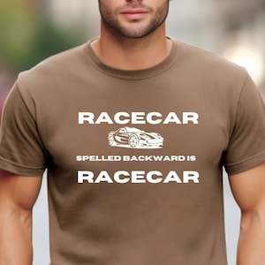Race Car T-Shirt: Comfort Colors Garment-Dyed Ring-Spun Cotton Tee