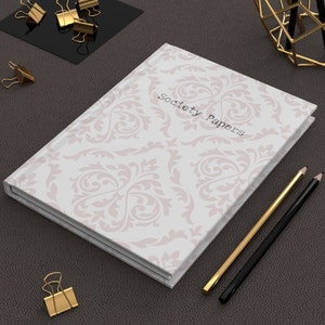 Bridgerton Society Papers Journal: Matte Hardcover, Lined Pages