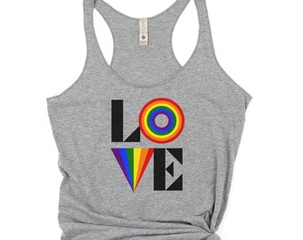 LIEBE Racerback-Tanktop